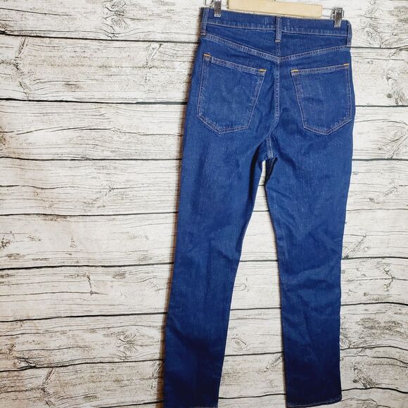 Abercrombie Fitch The Slim Straight Ultra High Rise Jeans Size 28/6 - Picture 4 of 6